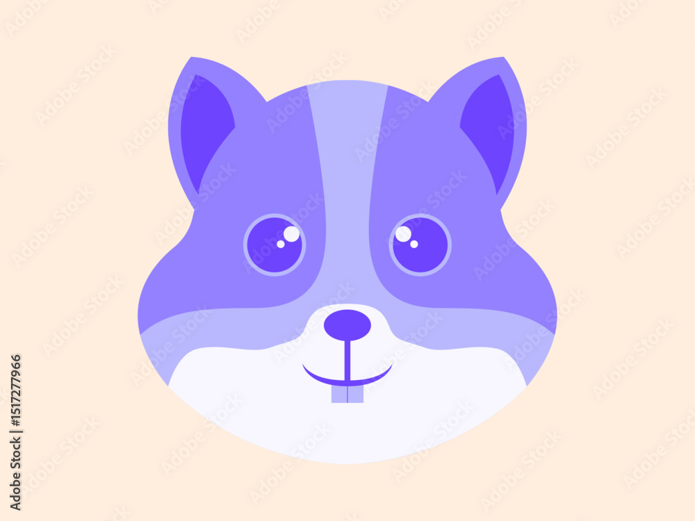Obraz premium Hamster icon. Pets vector icon. Simple flat icon.