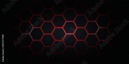 Vector abstract 3d hexagon. Background hexagon element. Vector graphics
