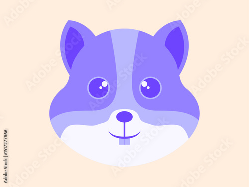 Hamster icon. Pets vector icon. Simple flat icon.