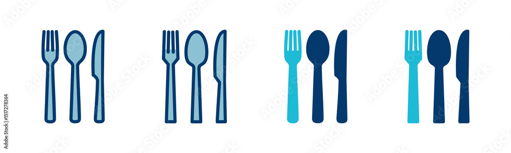 Fork, Spoon, and Knife isolated on white background. Restaurant icon. food icon. Eat. Cutlery icon. Fork, Spoon, and Knife isolated on white background. Restaurant icon. food icon. Eat. Cutlery icon.