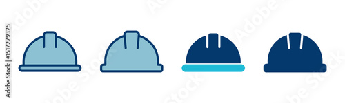 Helmet icon vector isolated on white background. Motorcycle helmets. Racing helmet. construction helmet icon. Safety helmet