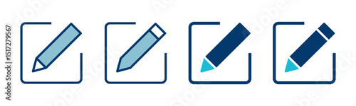 Edit icon vector isolated on white background. Pencil icon. sign up Icon vector. edit text