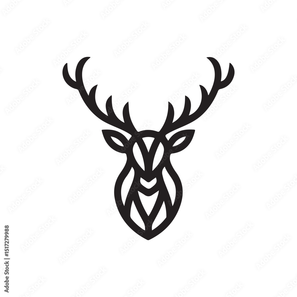 Deer Logo Design Vector, Deer Head Logo Design, Deer Silhouette design, Unique and Creative Deer Logo Design Deer Logo Design Vector, Deer Head Logo Design, Deer Silhouette design, Unique and Creative Deer Logo Design