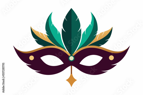 carnival mask vector illustration