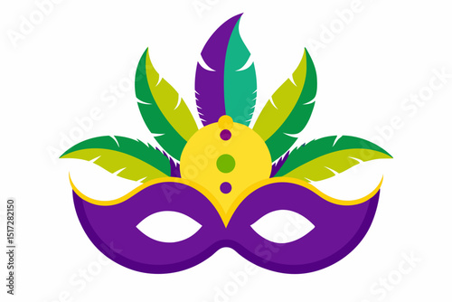 carnival mask vector illustration