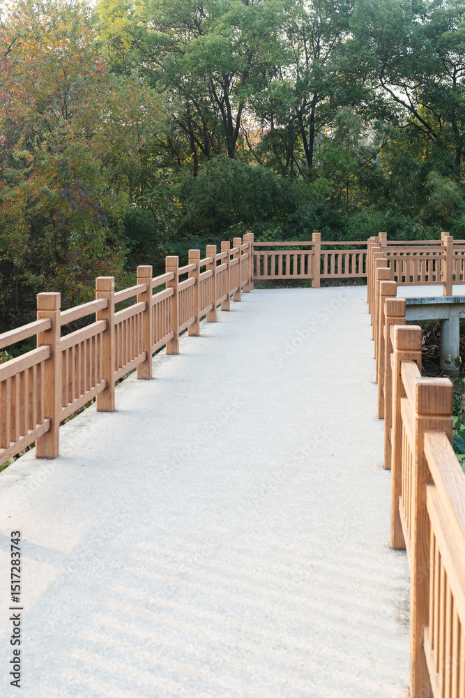 Obraz premium The road of City Park in China