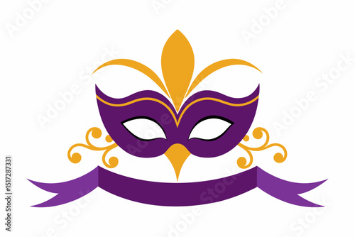 carnival mask vector illustration