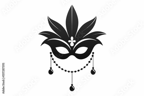 carnival mask vector illustration