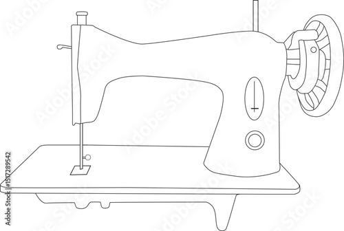 vintage sewing machine