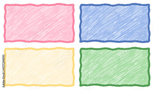 Colored pencil sketch illustration background picture