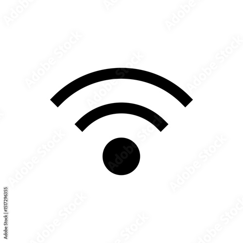 Wifi icon symbol for apps and websites. signal sign and symbol. Wireless  icon
