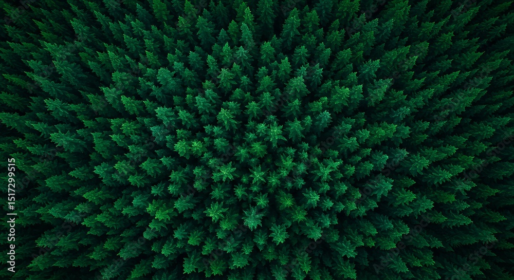 Obraz premium Emerald Lushness Vibrant Abstract Minimalist Nature Background