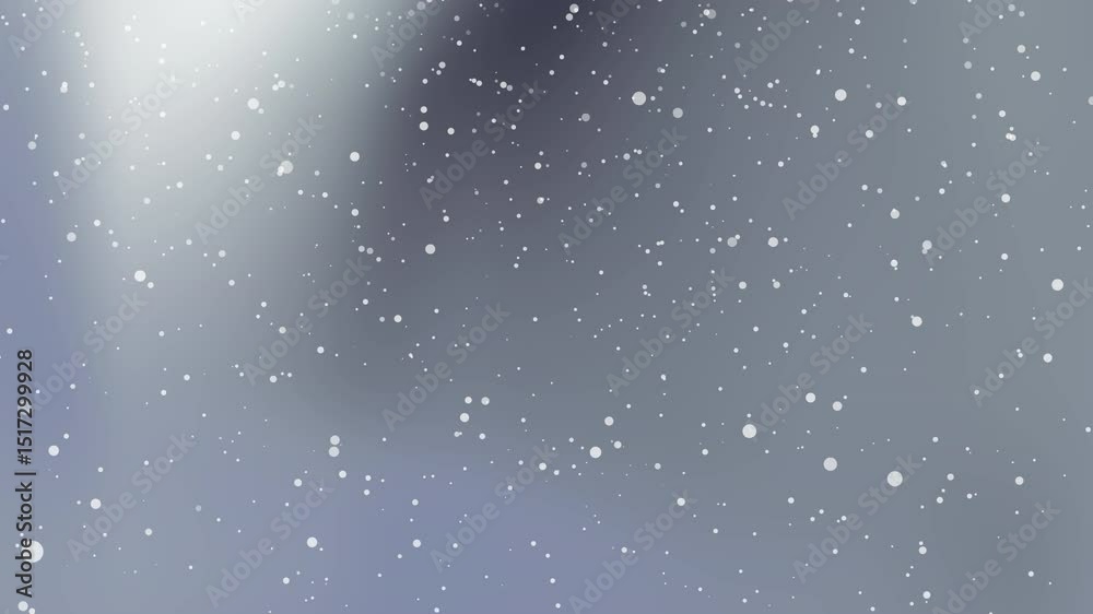 Chute de neige abstraite, texture hivernale