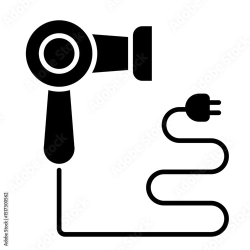 Hairdrayer solid icon