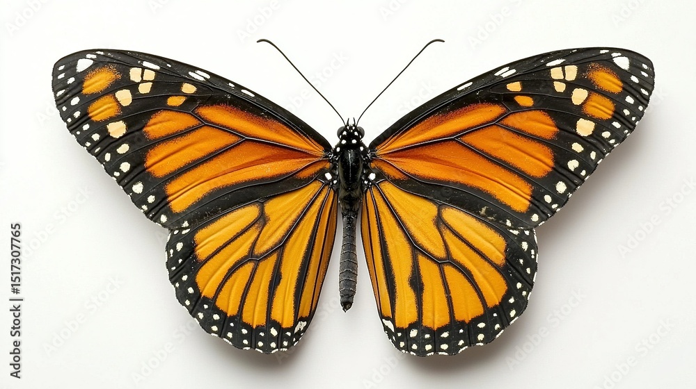 Fototapeta premium Beautiful monarch butterfly