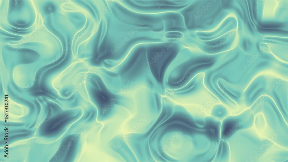 Texture fluide turquoise et vert pâle