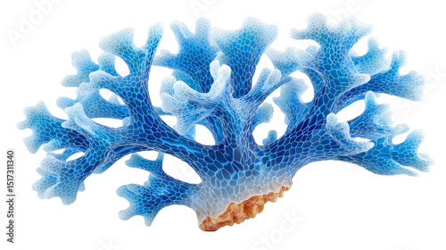 Exploring the Beauty of Aqua Blue Seaweed: A Minimalist Clipart PNG Design for Marine Lovers and Interior Decor Enthusiasts