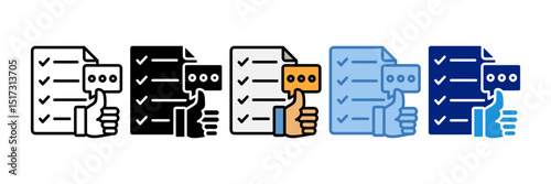 Appraisal Icon Element For Design