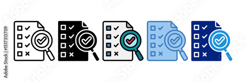 Inspection Icon Element For Design