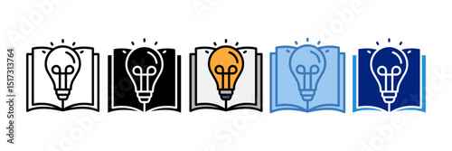 Knowledge Icon Element For Design
