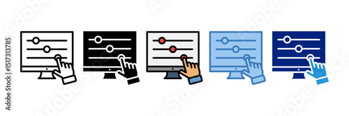 Control Icon Element For Design