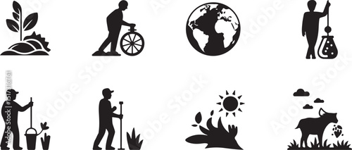 silhouette of a woman with flowers