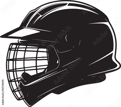 helmet Hockey Silhouettes
