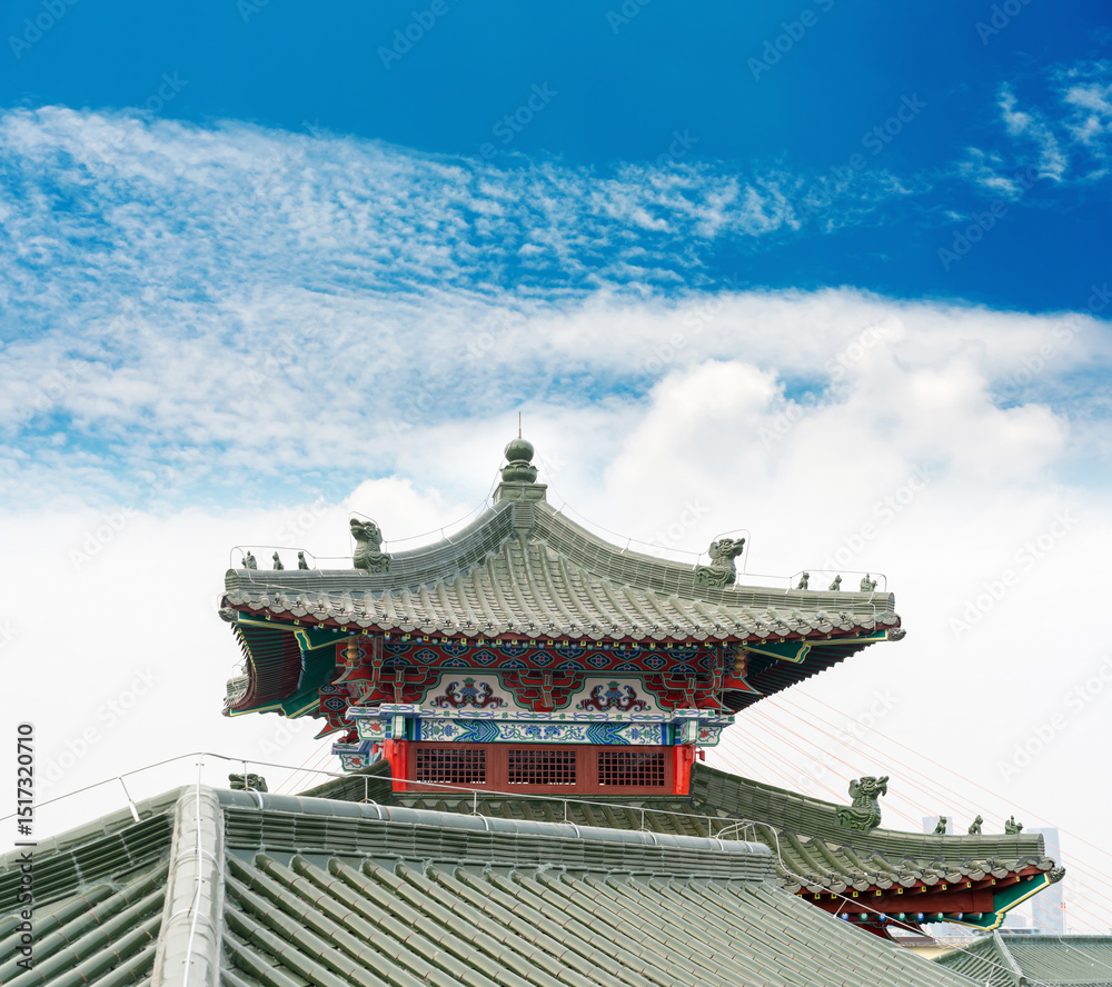 Obraz premium Old building of Nanjing China Confucius Temple