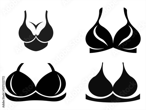 booby sihouette black vector bundle