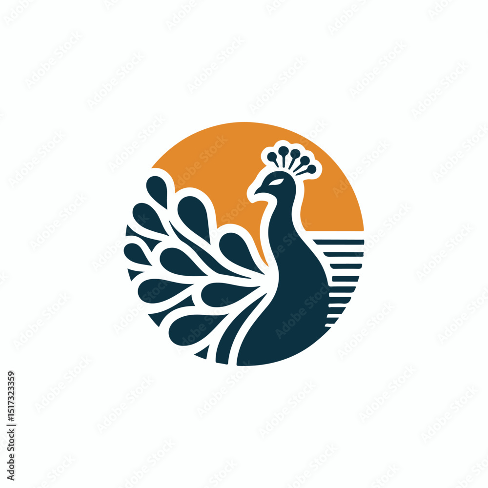 Fototapeta premium Peacock logo