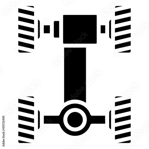 Chassis glyph icon
