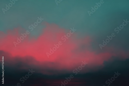 Wallpaper Mural Abstract ethereal sky with colorful clouds Torontodigital.ca