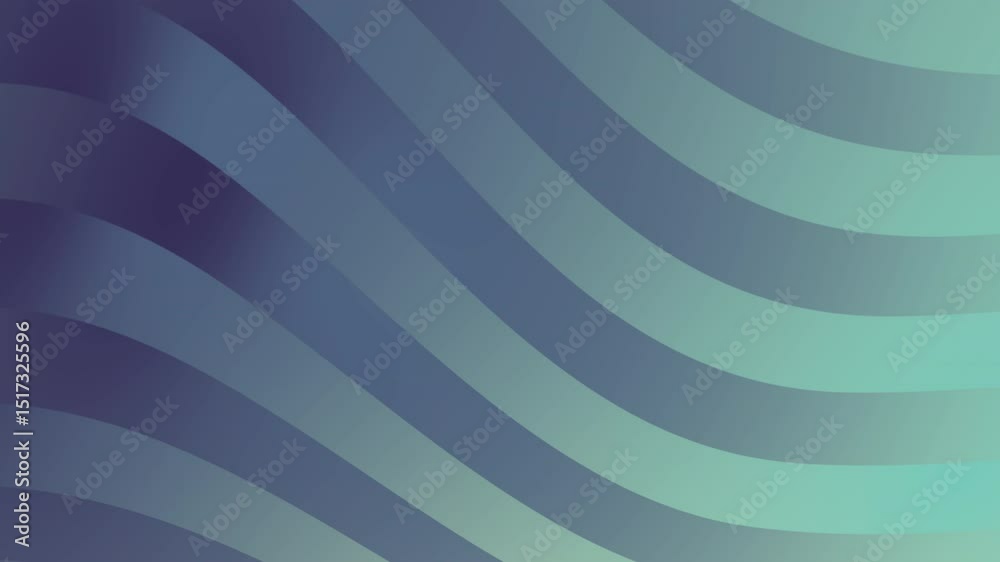 Ondulations bleues et vertes abstraites