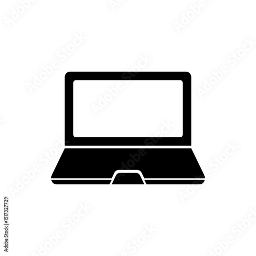 laptop icon, modern vector isolated on white background.