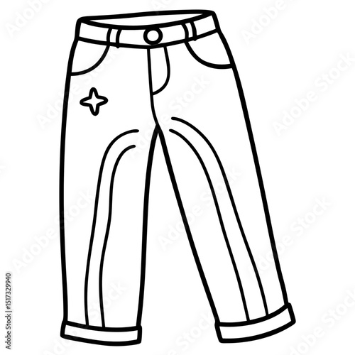 Harajuku Rainbow Doodle Pants