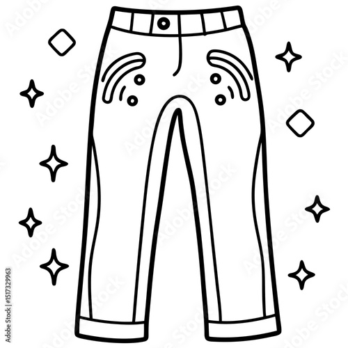 Harajuku Rainbow Doodle Pants