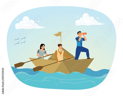Teamwork and managers in controlling the company to achieve goals.
