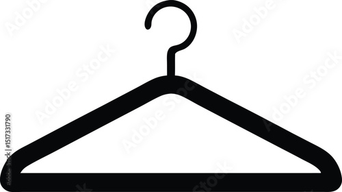 clothes hanger vector icon