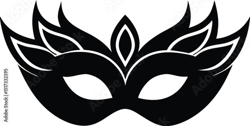 carnival mask vector illustration