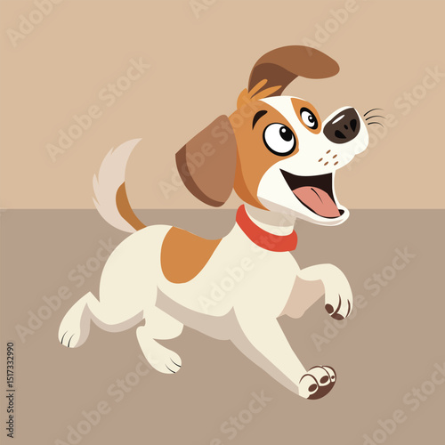 Happy dog emotion and expression 