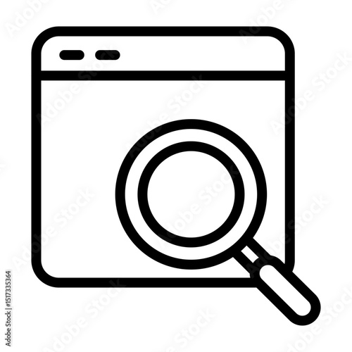 Test Suite Vector Line Icon Design