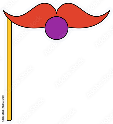 April Fools Day Sticker Element
