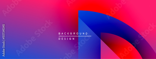 Vibrant gradient background. Pink, purple, blue, red hues blend smoothly. Text reads background design centered within composition. Modern aesthetic.