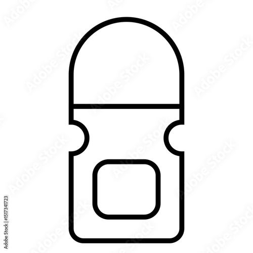 Roll on Deodorant outline icon