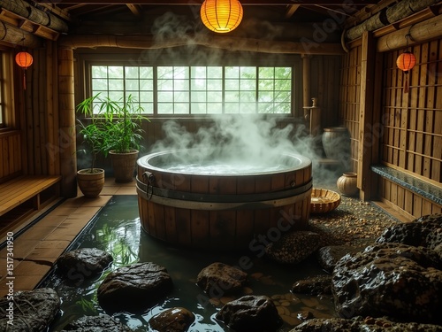 Cozy Wooden Hot Tub Oasis photo