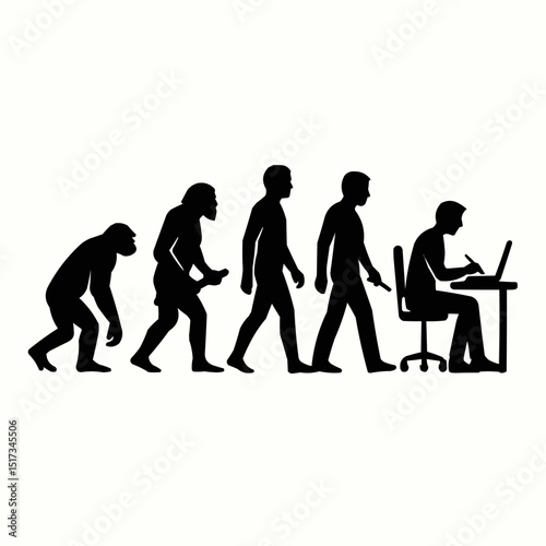 A collection of human silhouettes showcasing people in various business, sport, and dance poses playing music and games