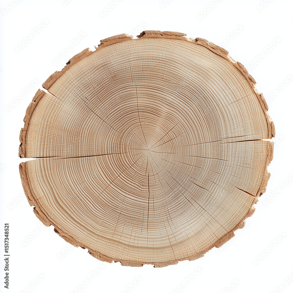 Fototapeta premium Cross section of tree, rings, wood, wood texture, log, oat, cut tree trunk, cross section of tree stump