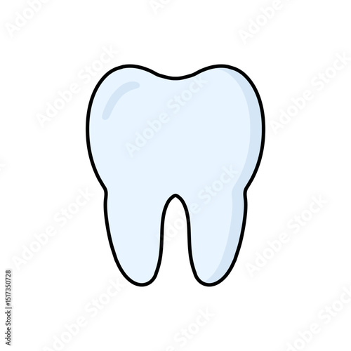 tooth logo, tooth icon on transparent background