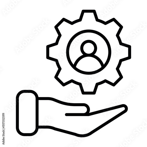 Service sign symbol vector flat icon