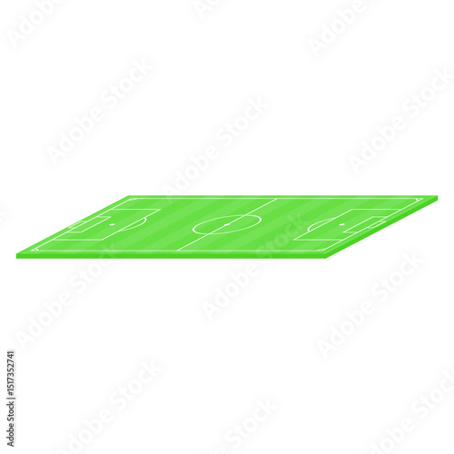 soccer field. sport theme. vector illustration